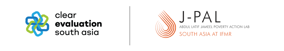 CLEAR South Asia and J-PAL South Asia logo